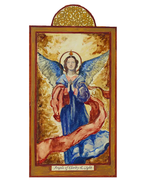 A017 Angel of Clarity & Light – Lynn Garlick Retablos