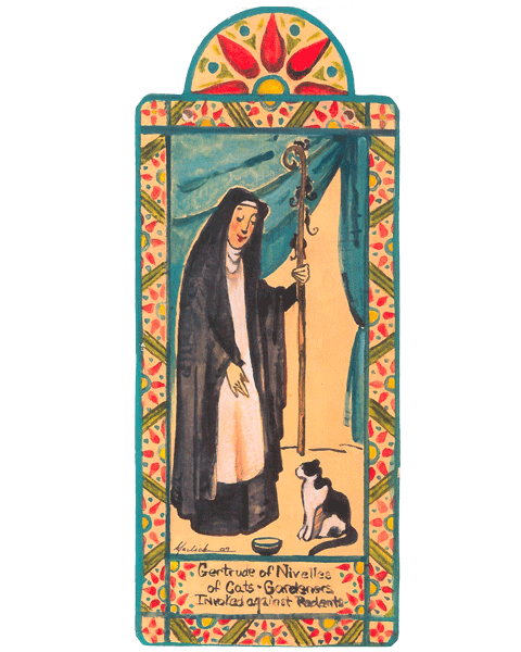 063 St. Gertrude of Nevilles - Cats & Against Rodents – Lynn