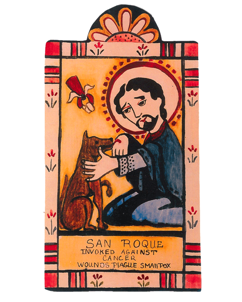 044 San Roque - Contagious Disease – Lynn Garlick Retablos