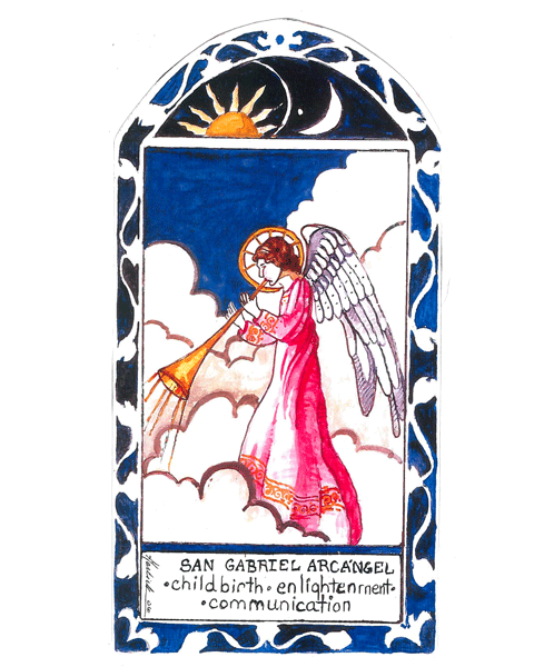 #050A San Gabriel Archangel - Childbirth & Postal Workers